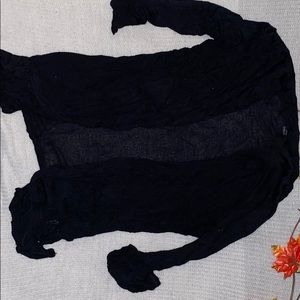Thin black cardigan